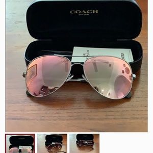 Coach Aviator sunglasses